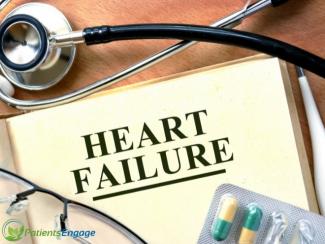 Stock pic that says heart failure and shows a stethoscope and some meds