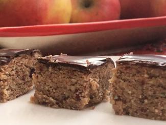 Diwali nut barfi with chocolate